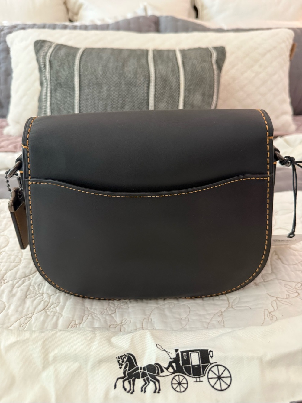 NWT Coach Saddle 23 1941 Black - Picture 3 of 11